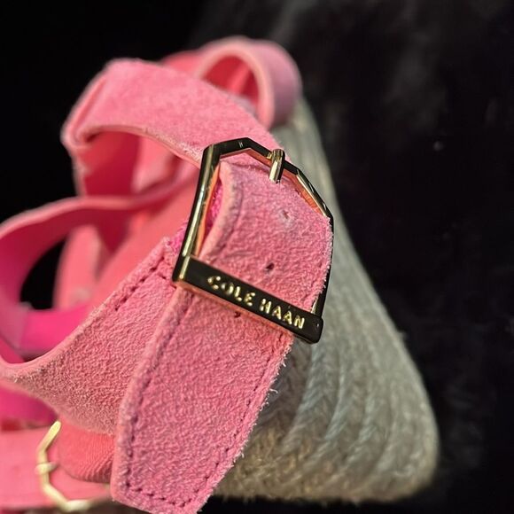 Cole Haan Women’s Crystal Pink Wedge Sandals - Picture 5 of 10